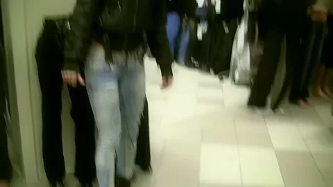 Darina in slutty minx and a guy having sex in restroom