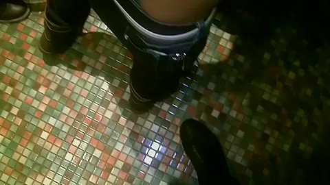 Mystica in public toilet fuck vid featuring a slutty chick