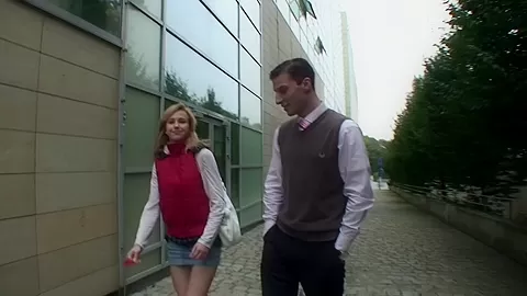 Dana in video showing a sex in restroom with a hot chick