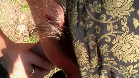 Kiki in beautiful bimbo enjoys getting fucked in the park