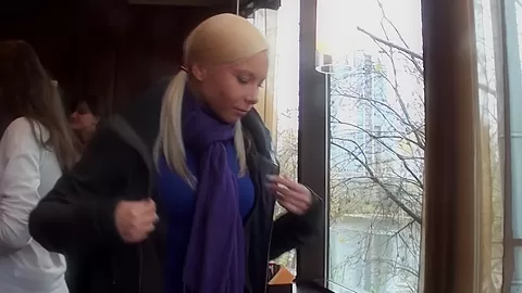 Elisse in blonde cutie has asssex with a bunch of horny guys