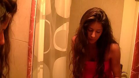 Agnessa in naughty amateur couple having sex by their car