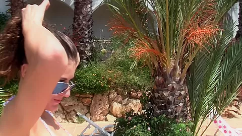 Agnessa in passionate sex scene with a real amateur couple
