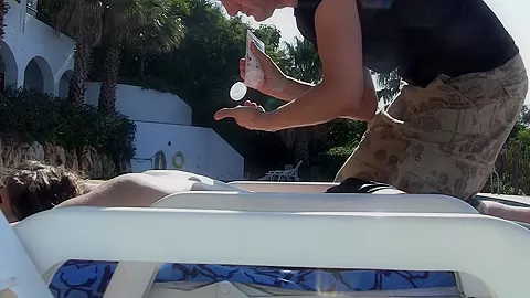 Leila in hot amateur girl gives a nice blowjob to her lover