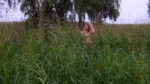 Eva in slutty gives a nice bj in one of the forest sex videos