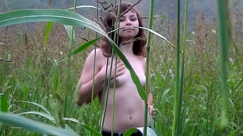 Eva in slutty gives a nice bj in one of the forest sex videos