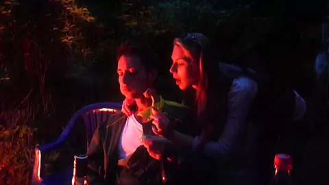 Anjelica in a pair of lovers fucking in an amateur video