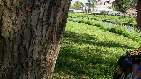 Anjelica in outdoor amateur sex scene with a gal sucking dick