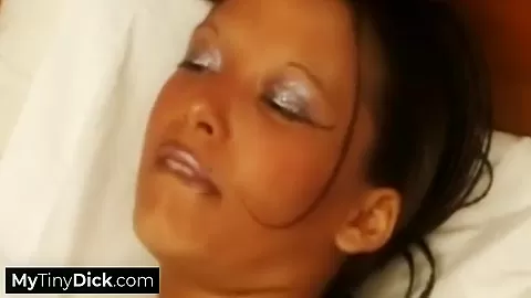 Skinny Nympho Babe Pleasuring Herself And His Small Cock