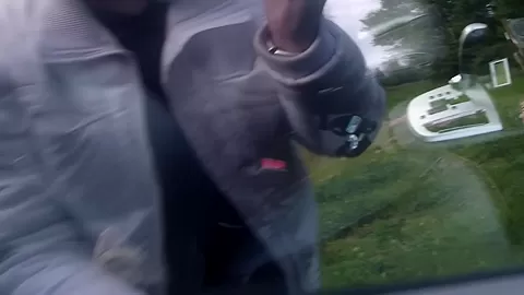 Ella in girl sucks and humps in car in free amateur sex video