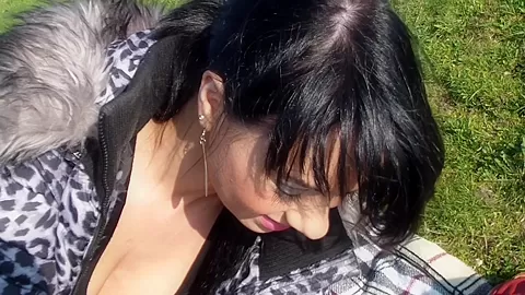 Ella in hot amateur girl licking and kissing a huge cock