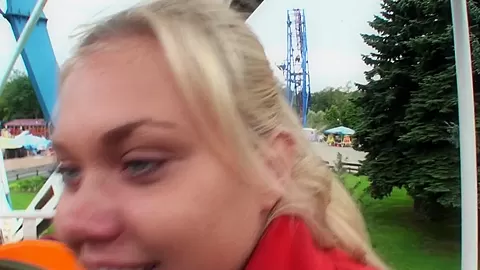 Ivanka in amateur porn video showing a blonde sucking cock