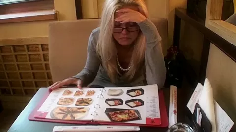 Ivanka in blonde posing provocatively in a home made video