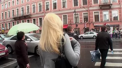 Ivanka in blonde posing provocatively in a home made video