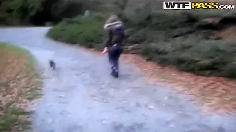 Best amateur sex during and after a short walk