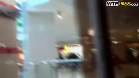 The guy is licking yogurt off his hot blonde girlfriend's body