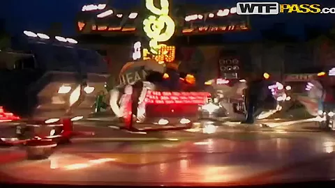 Sucking penis in public place is intriguing