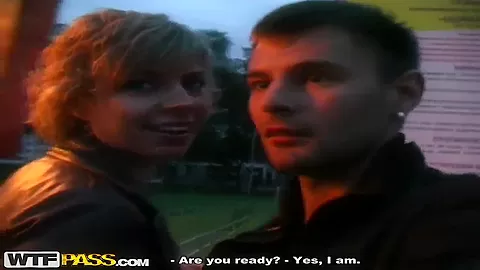 Sucking penis in public place is intriguing