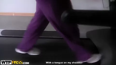 Jocelyn practices in gym and gets pounded after that