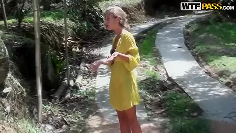 Cute blonde Tiffany picked up for hard fuck