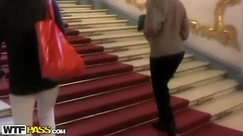 Real hot and wild porn after a cute meat in the museum