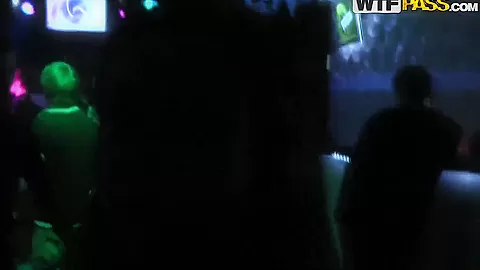 Amateur couple is fucking after disco club