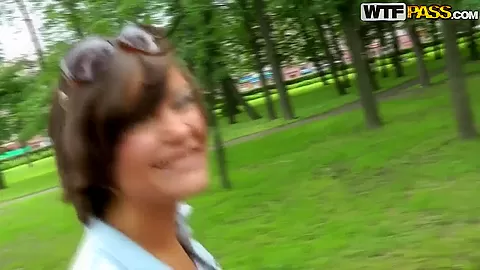 Eniko gets an offer to have a public fuck at the park
