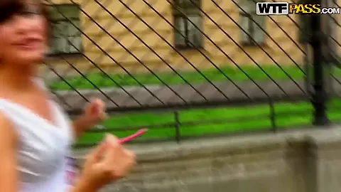 Eniko gets an offer to have a public fuck at the park