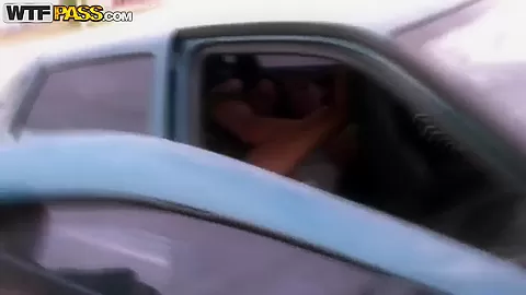 Mia picked by guys and fucked in their car