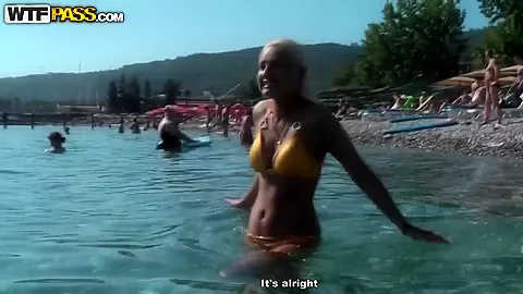 Cuddly chicks relaxing and fucking on a wild vacation