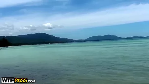 Russian student 18+ Bella entertaining in Thailand