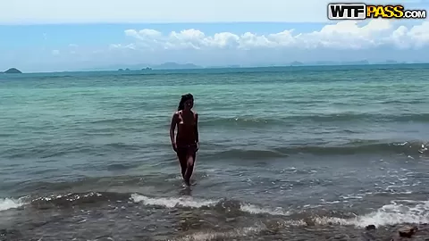Russian student 18+ Bella entertaining in Thailand