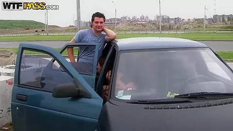 Colleen is picked up and fucked in the car