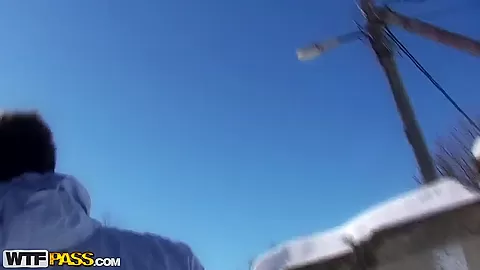 Hot amateur Emmy get fucked on the way to her bedroom