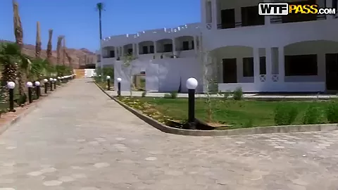 Nice outdoor pussy fingering with a hot brunette