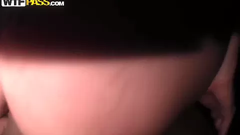 Francesca getting down and dirty in a public restroom