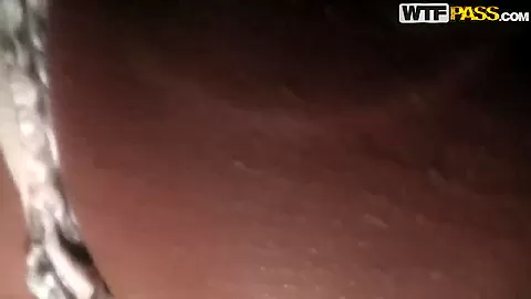 Francesca getting down and dirty in a public restroom