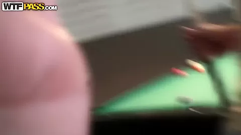 Pool game makes Mila really horny