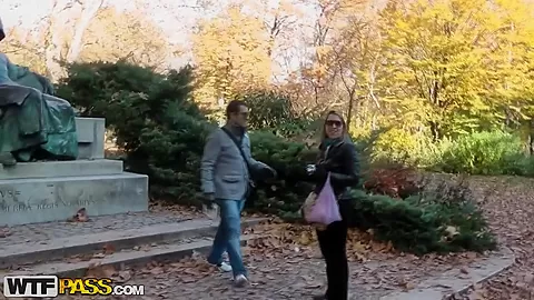 Blonde Dona wants public sex at the park to tame her wild urges