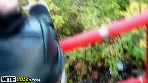 Sweet gal gets picked up and fucked