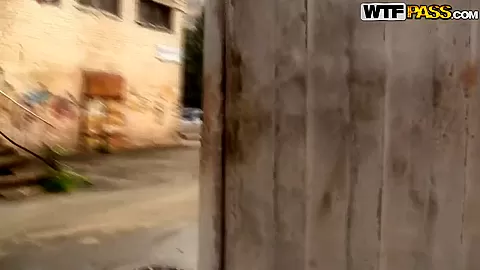 Extreme Maddie seduction right in the street!