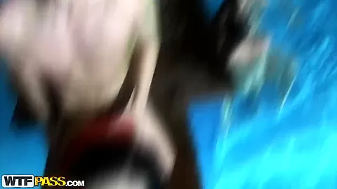 So wild hot and nice college orgy by the pool