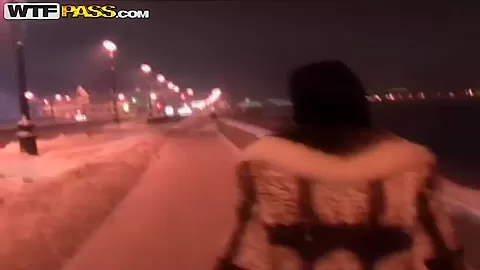 Sex lovers walking around the city are always glad to fuck
