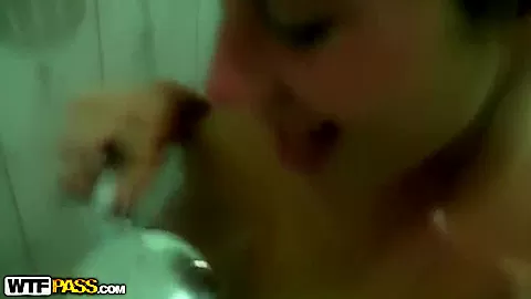 Steamy hot doggystyle shower sex with exquisite Tiffany