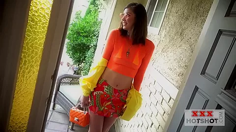 Pissing Loving Babe In High Heels Throat Copulated B