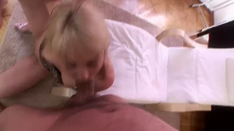 Sexy Girl Gets Fucked To A Cumshot After Sucking Two Cocks And Masturbating