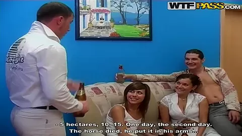 Hardcore orgy session with loads of and wild sex