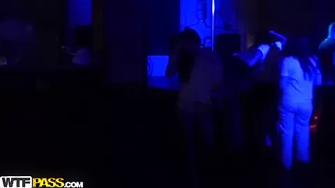 Bella, just came here just for dance, and she will get cum in her mouth
