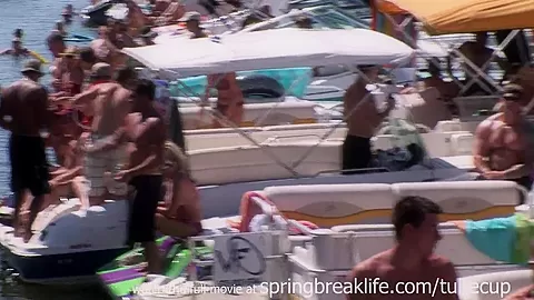 SpringBreakLife Video: Topless Binge Drinking