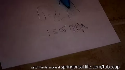 SpringBreakLife Video: Writing With Pussies
